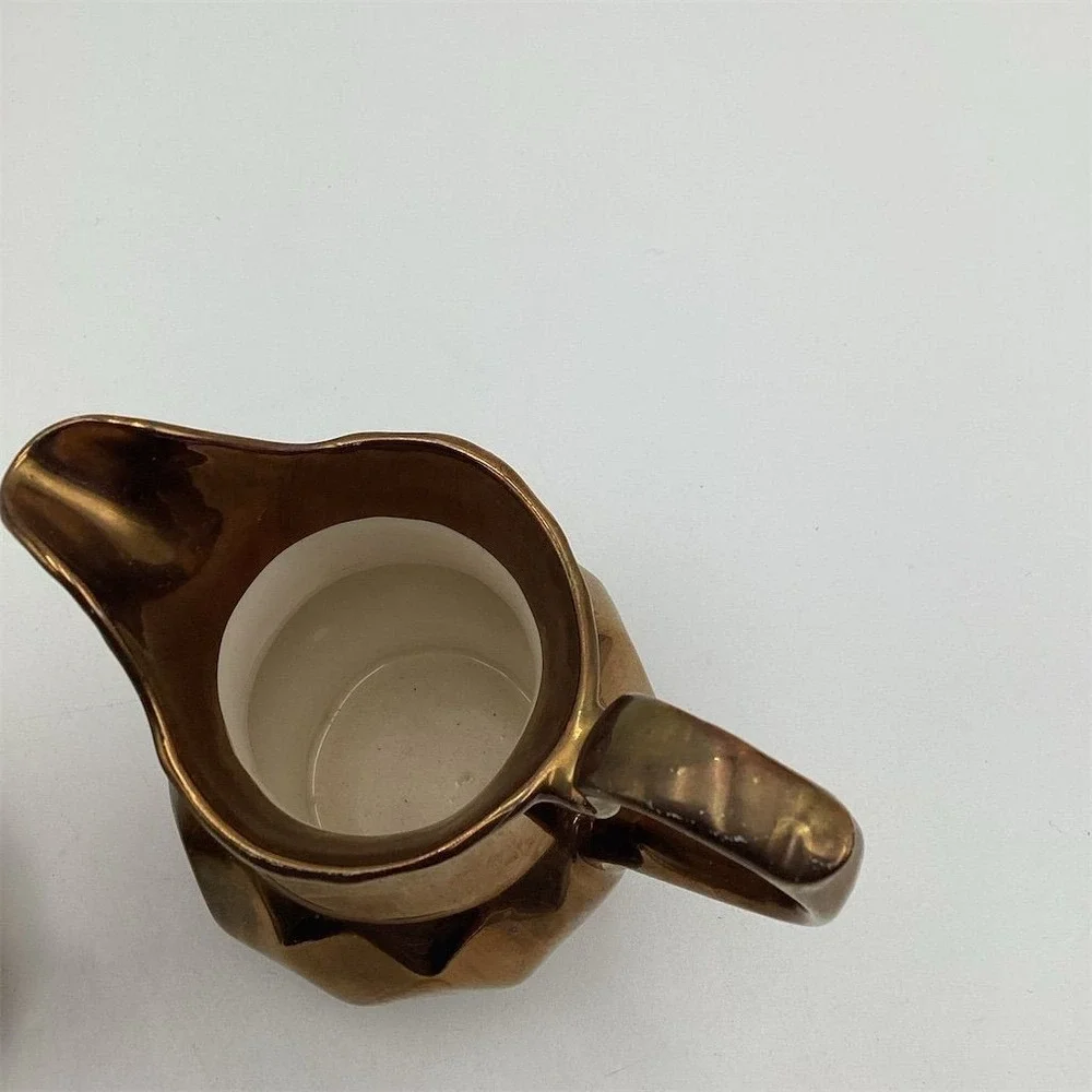Vintage Wade England Copper Luster Pitcher‎ Set Multicolor 1950s
